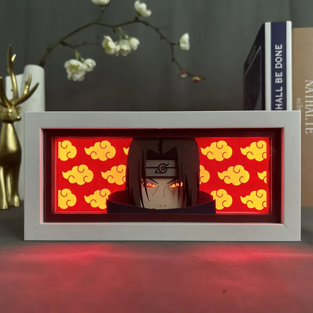 3D Naruto LED Light Box: Action Figures Lamp