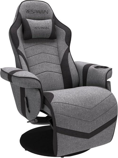 900 Gaming Recliner Console Chair With Cupholder Footrest