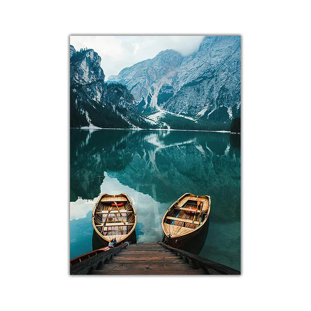 SDOYUNO 60x75cm Paint By Numbers Scenery DIY Set of Acrylic Paint For Painting By Numbers On Canvas Landscape Home Decor