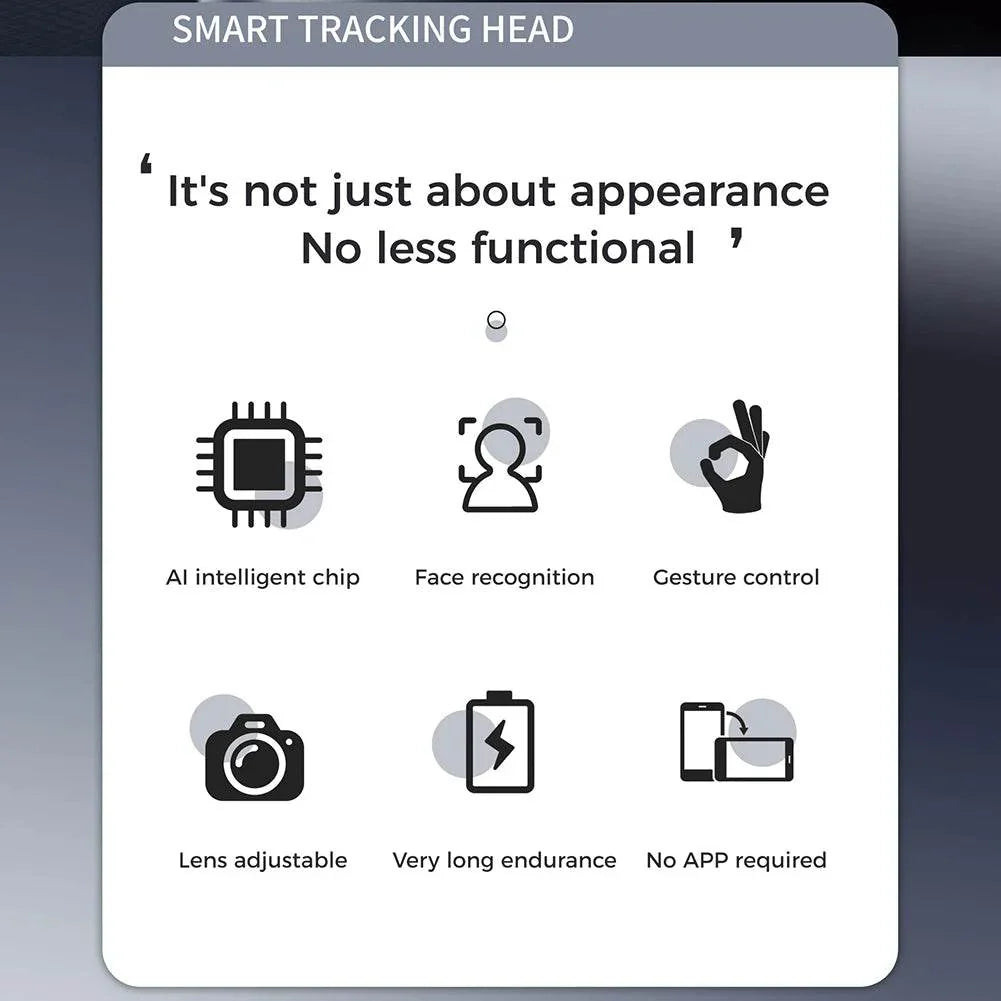 Auto Face Tracking Tripod for Tiktok Live Video Recording