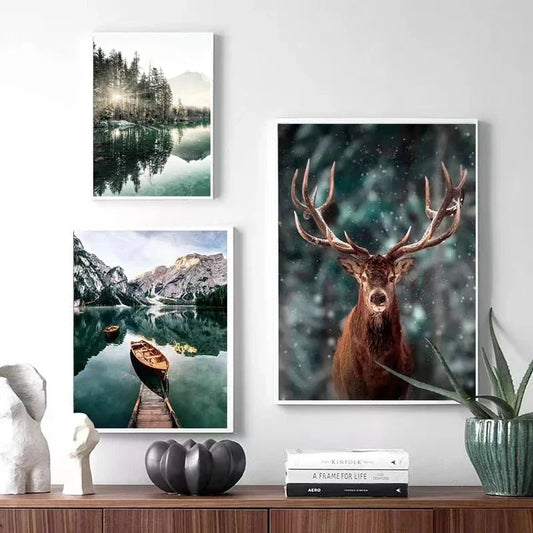 SDOYUNO 60x75cm Paint By Numbers Scenery DIY Set of Acrylic Paint For Painting By Numbers On Canvas Landscape Home Decor