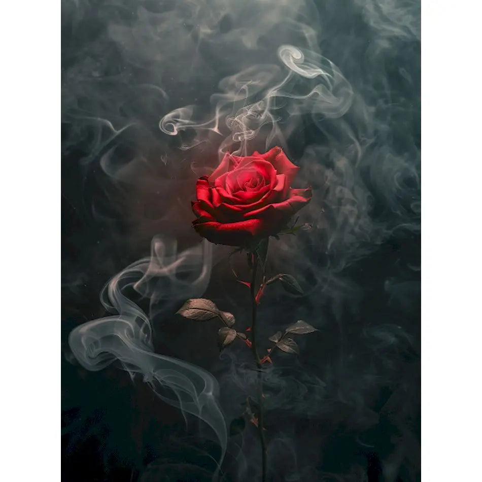 SDOYUNO-Painting By Number Adults Flowers,Rose Simple Oil Painting,Paint Kit,Handpainted,Arts Crafts,Personalized Gift,Wall Art