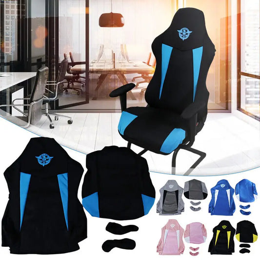 Gaming Chair Cover Elastic Breathable Dustproof Chair Protector Universal Soft Elasticity Polar Fleece Armchair Slipcovers