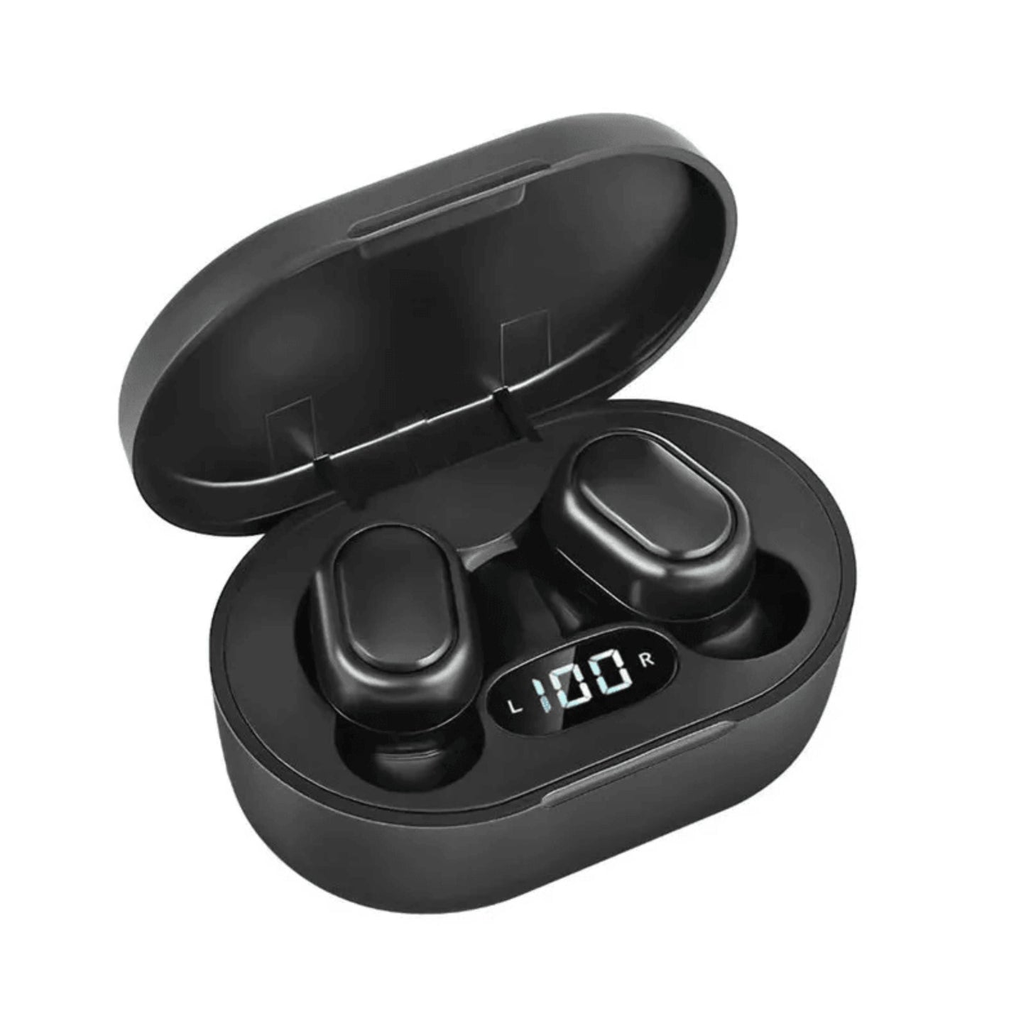TWS Bluetooth Earbuds with One-Step Pairing and LED Battery Display