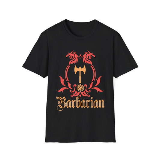 D&D Barbarian Class Emblem T-shirt