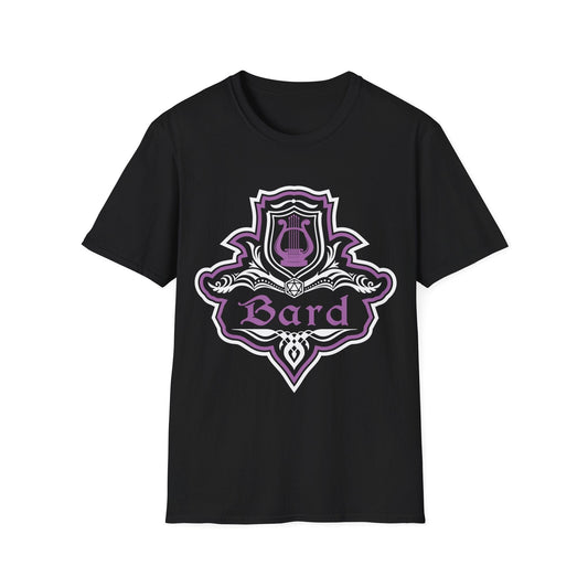 D&D Bard Class Fancy Emblem T-Shirt