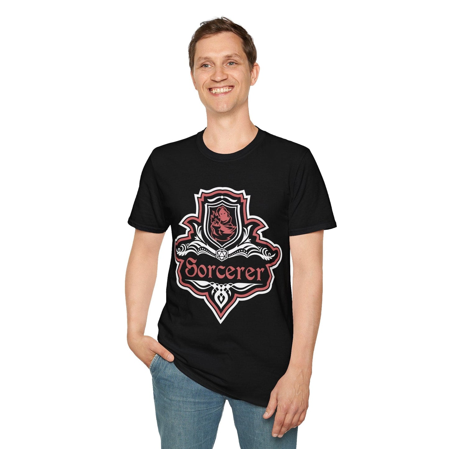 D&D Sorcerer Class Fancy Emblem T-Shirt