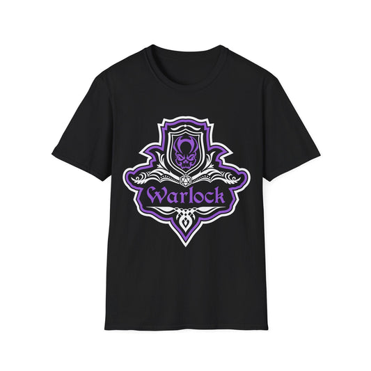 D&D Warlock Class Fancy Emblem T-Shirt