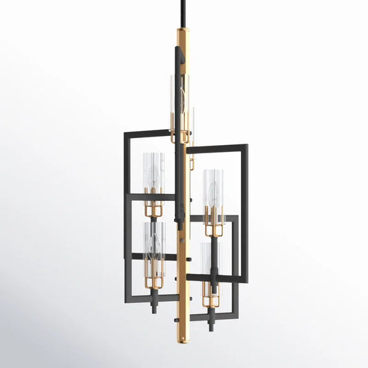Vivaan 6 - Light Dimmable Geometric Chandelier