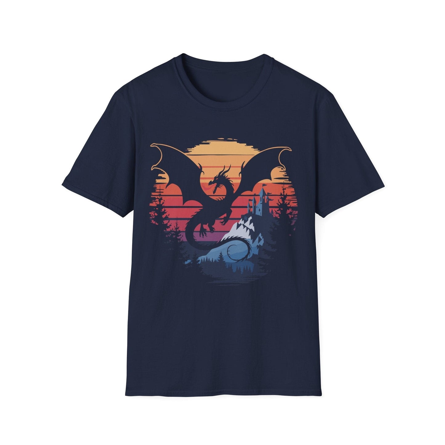 Dragon T-shirt - Fantasy Landscape