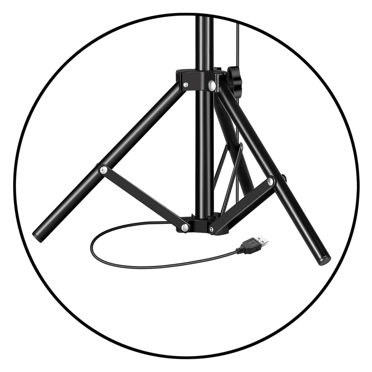 Supersonic PRO Live Stream 14” Floor Ring Light with RGB (SC-2430RGB)