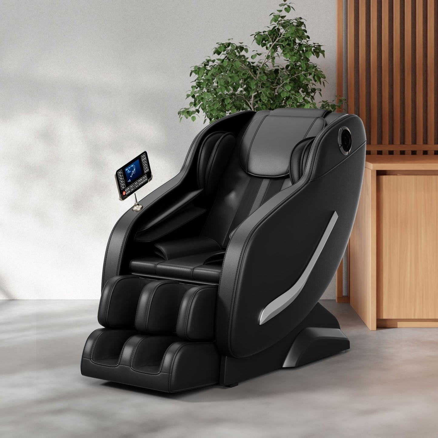 Full Body Massage Chair, Zero Gravity Mode, Deep Tissue Massage Chair, Foot Massage, 8 Fixed Massage Roller, LCD Touch Screen, Waist Heater, Bluetooth