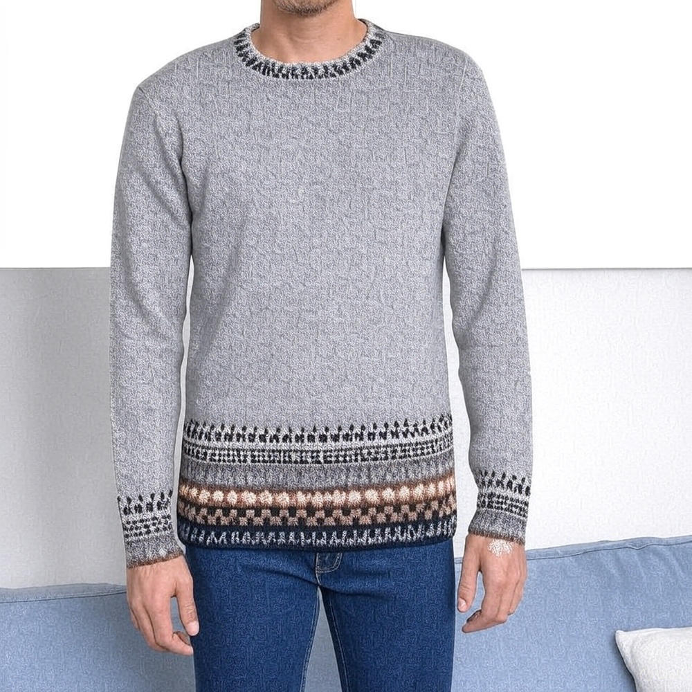 Alpaca Inca Patterned Sweater