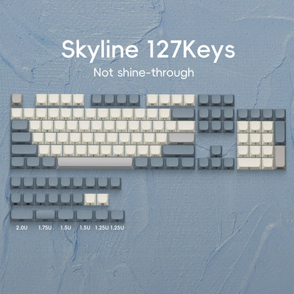 XVX Slope Low Profile Side-Printed Keycaps 131 Keys (6 Colors)