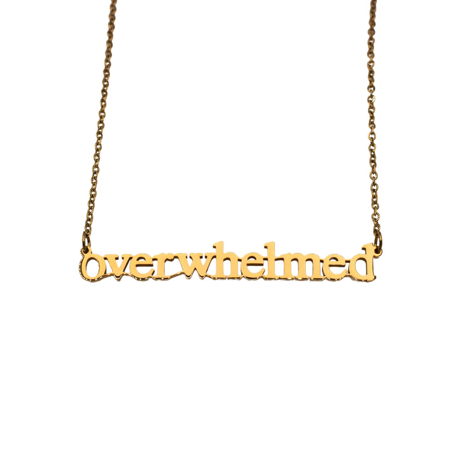 Overwhelmed Cutout Necklace