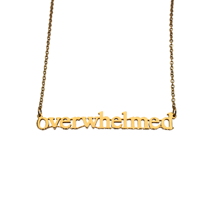 Overwhelmed Cutout Necklace