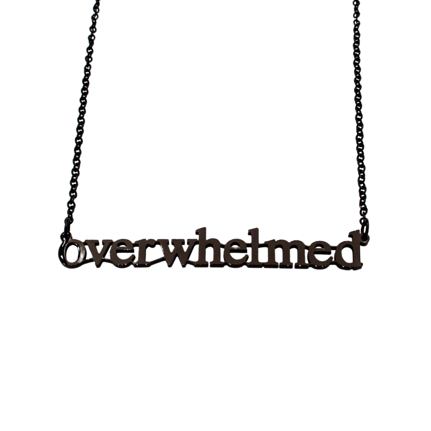 Overwhelmed Cutout Necklace