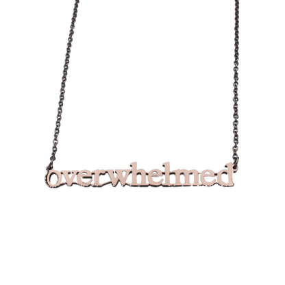 Overwhelmed Cutout Necklace