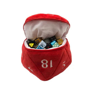 D20 Plush Dice Bag