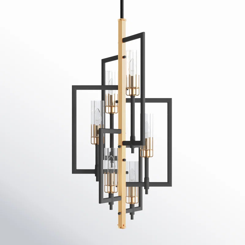 Vivaan 6 - Light Dimmable Geometric Chandelier