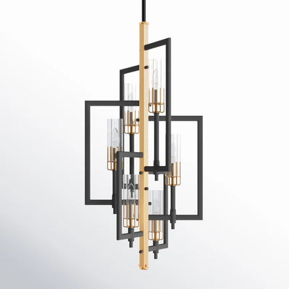 Vivaan 6 - Light Dimmable Geometric Chandelier