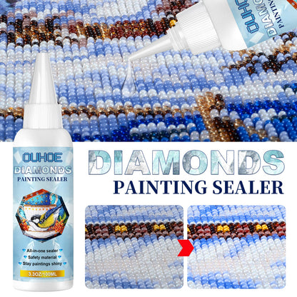OUHOE Diamond Painting Sealant, Diamond Painting Oil Painting Protective Adhesive 5D Diamond Painting Puzzle Sealant