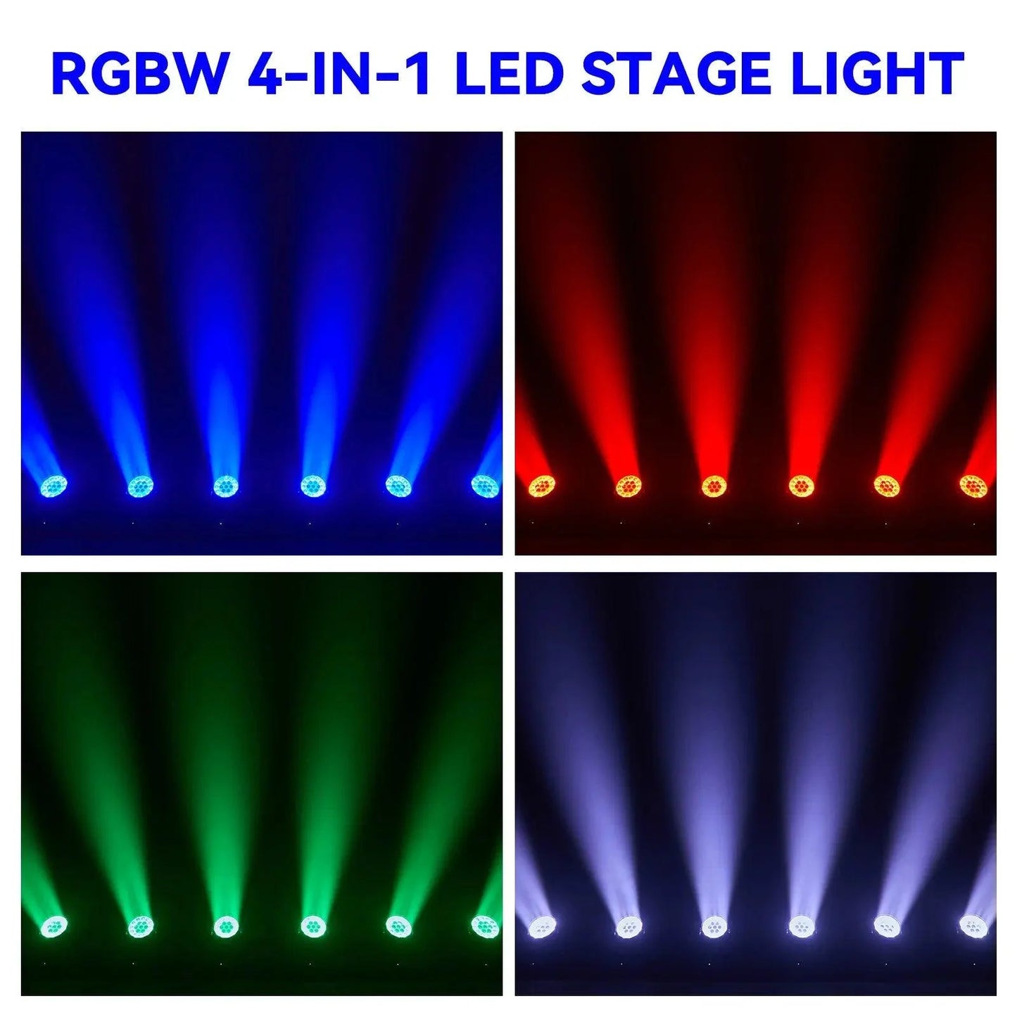 19x15W RGBW LED Moving Head Light - DMX512 Stage Lighting