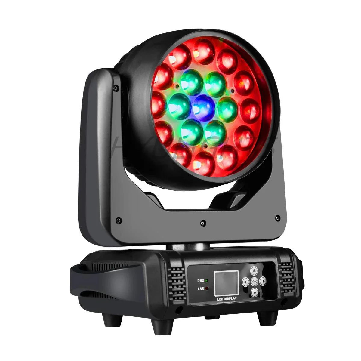 19x15W RGBW LED Moving Head Light - DMX512 Stage Lighting