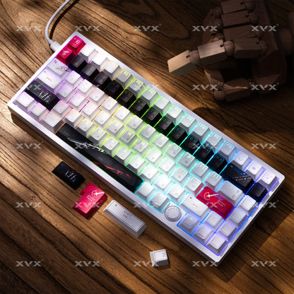 XVX PRISM Shine-Through  Double shot Cherry Profile PBT Keycap Set 142-key