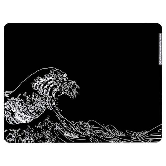 XVX SpacePad Glass Gaming Mouse Pad with Etched Surface Full Anti-Slip Rubber Base
