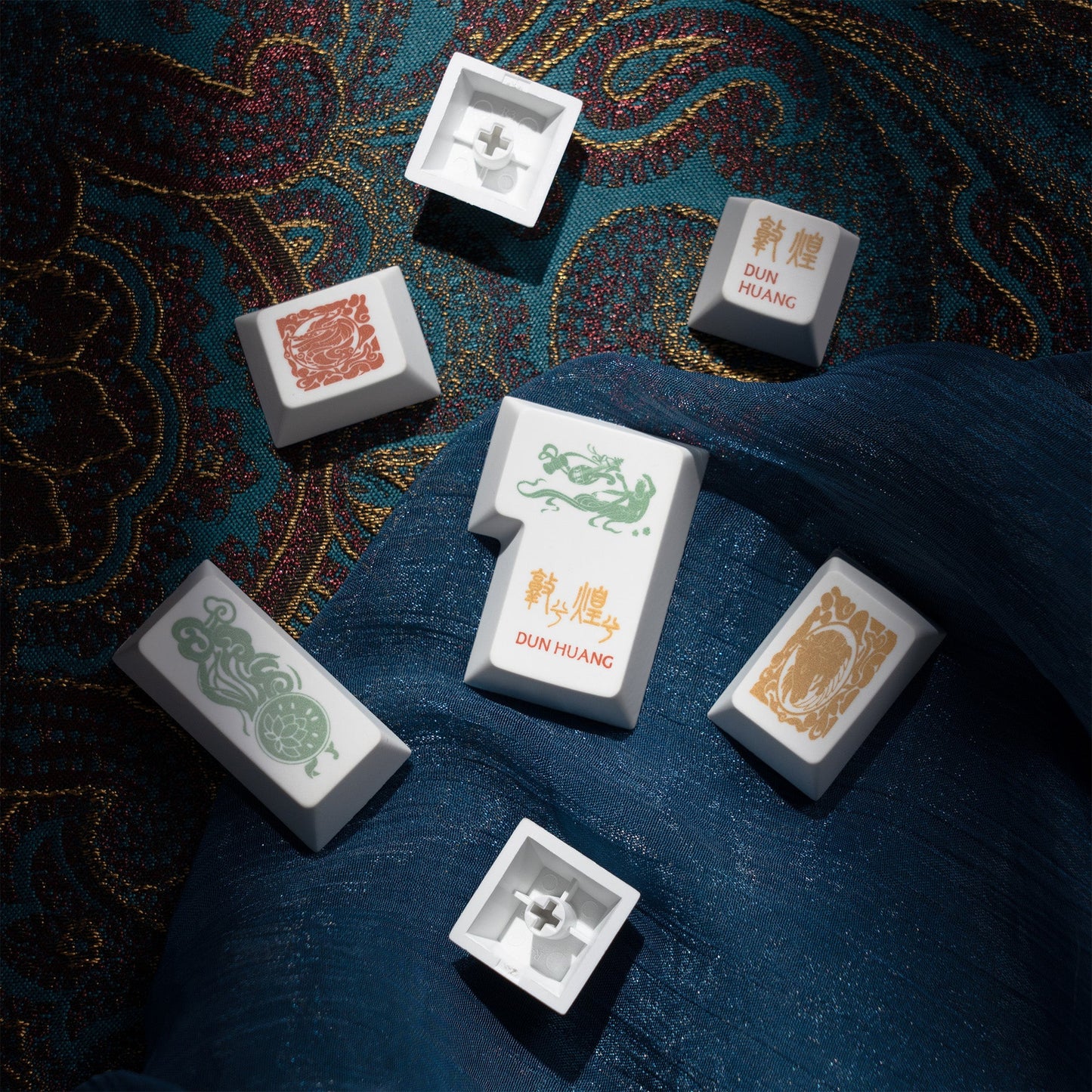 XVX  Dunhuang Cherry Profile Dye-Sub PBT Keycaps Full Set (212-Keys)