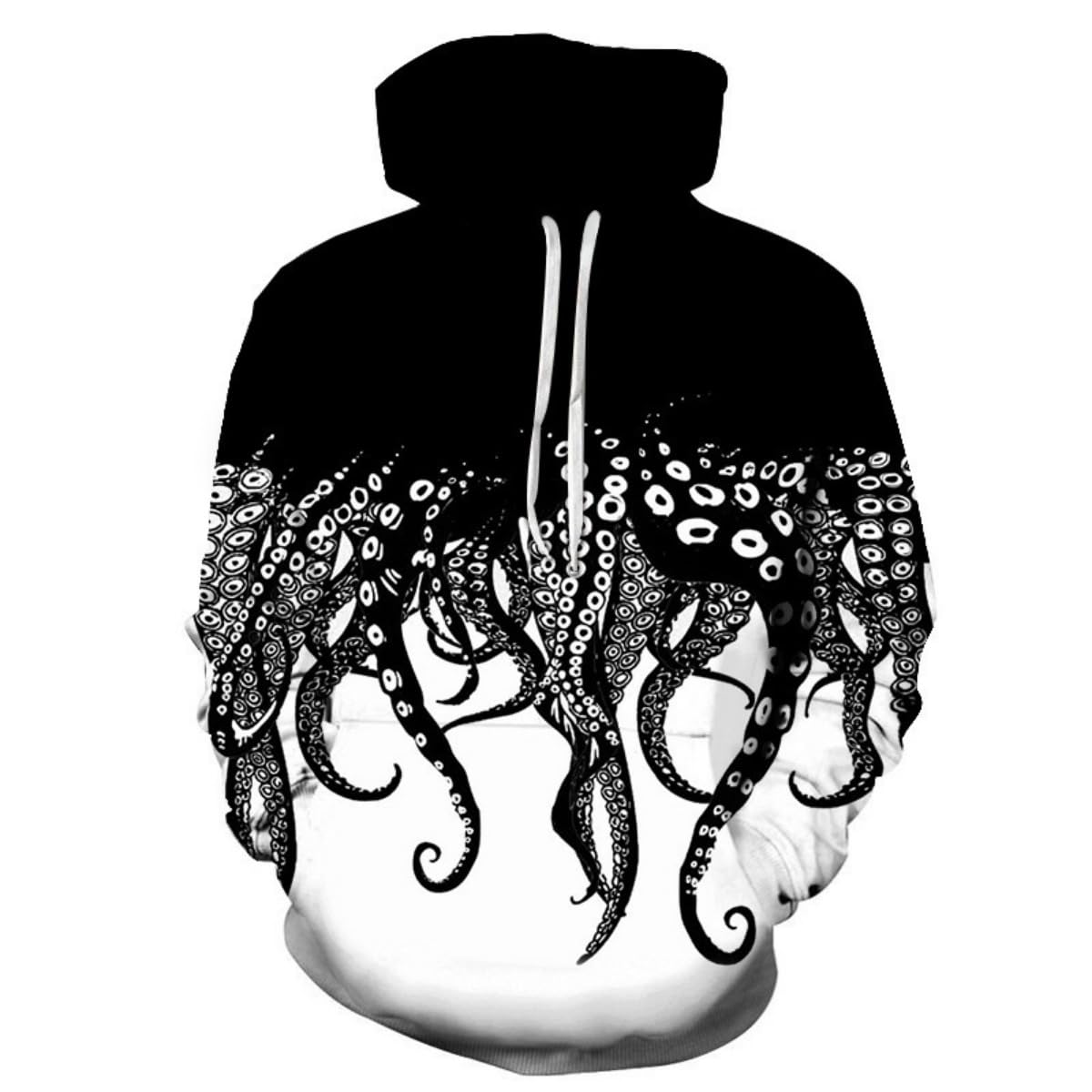 2025 new graffiti painting 3D digital printing hoodie, trendy men's sweater