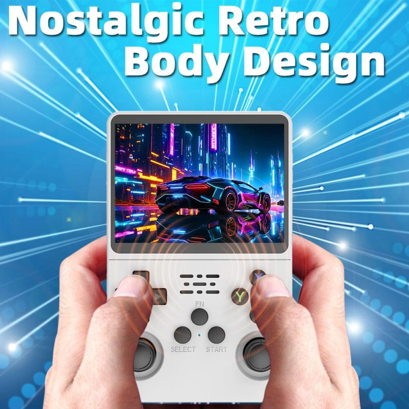 RetroRush Ultimate Retro Handheld Gaming Console – 128GB Pocket Arcade, Hi-Res Screen, 20k Games!