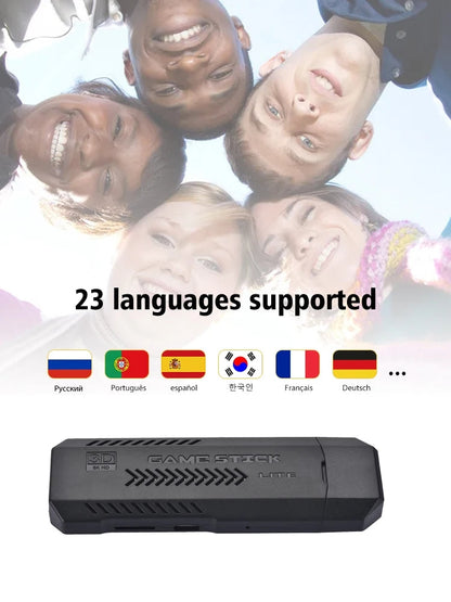 Retro 4K HDMI Game Stick – 30K+ Games with 2 Wireless Controllers