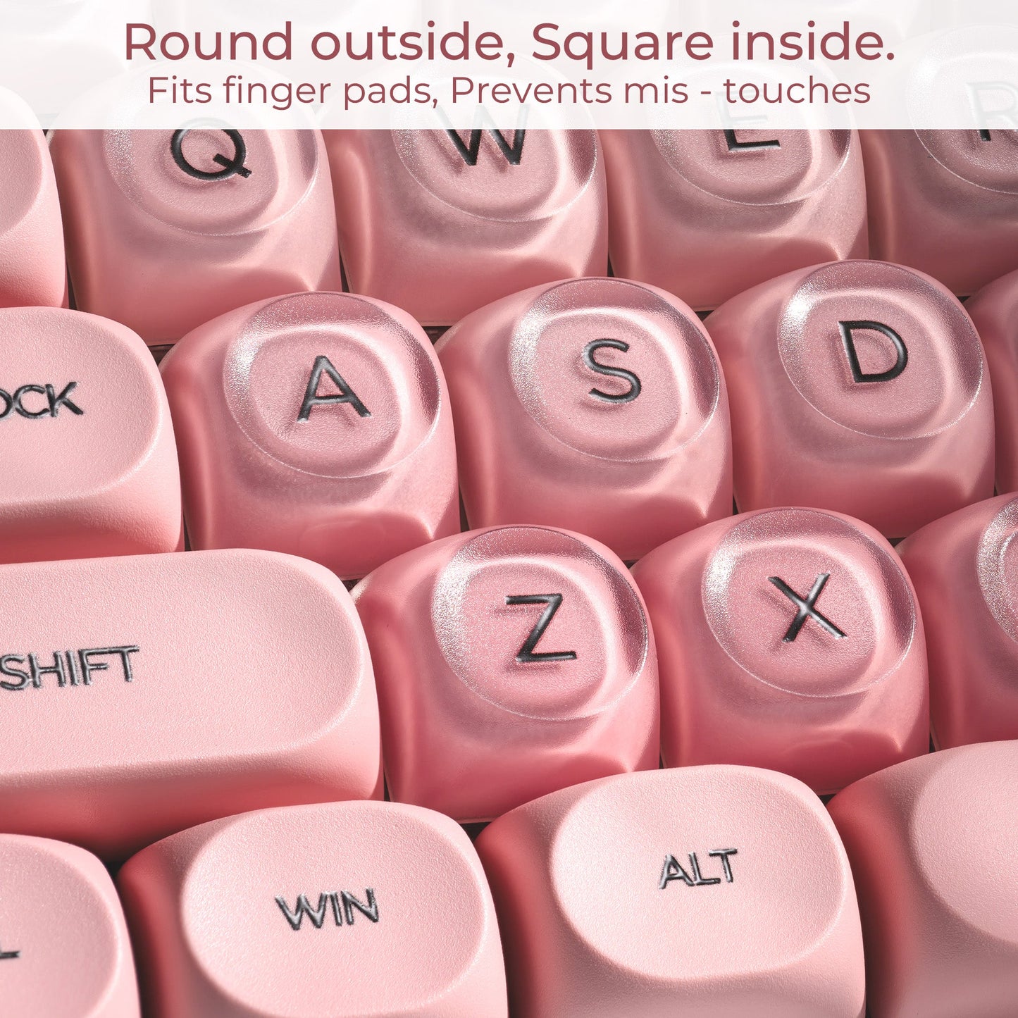 XVX Pink Blush HOA Profile Keycap Set 132-Key