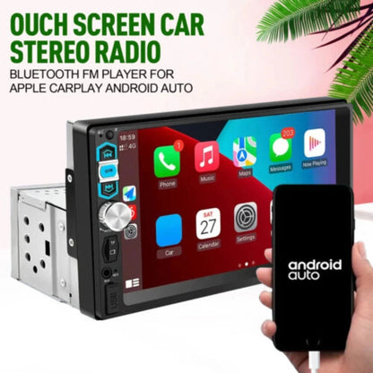Universal Car Radio Stereo 7Inch HD Touch Screen Multimedia Player BT Autoaudio FM Autoaudio FM Receiver Car Reversing Camera
