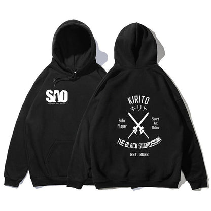 Sword Art Online Hoodie Loose Casual Hooded Sweatshirt