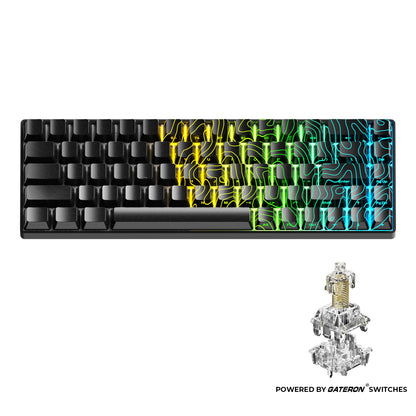 XVX HE68 Rapid Trigger Gaming Hall Effect Keyboard Gateron Magnetic swiths 68% Wired Mechanical Keyboard with IMD-Tech Keycaps