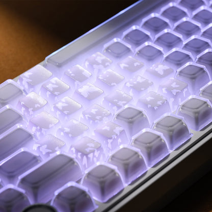 XVX FlutterBloom OEM Profile IMD-Tech Keycaps 21-Key