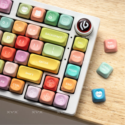 XVX CANDY MOA Profile Dye-Sublimation PBT Keycap Set