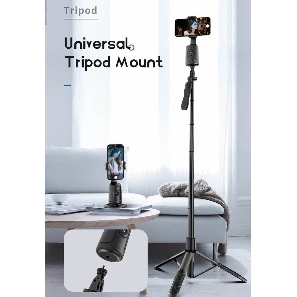 360-Degree Smartphone Gimbal Stabilizer With Face Tracking