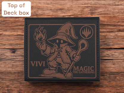 Black Mage-Inspired Horizontal Deck Box