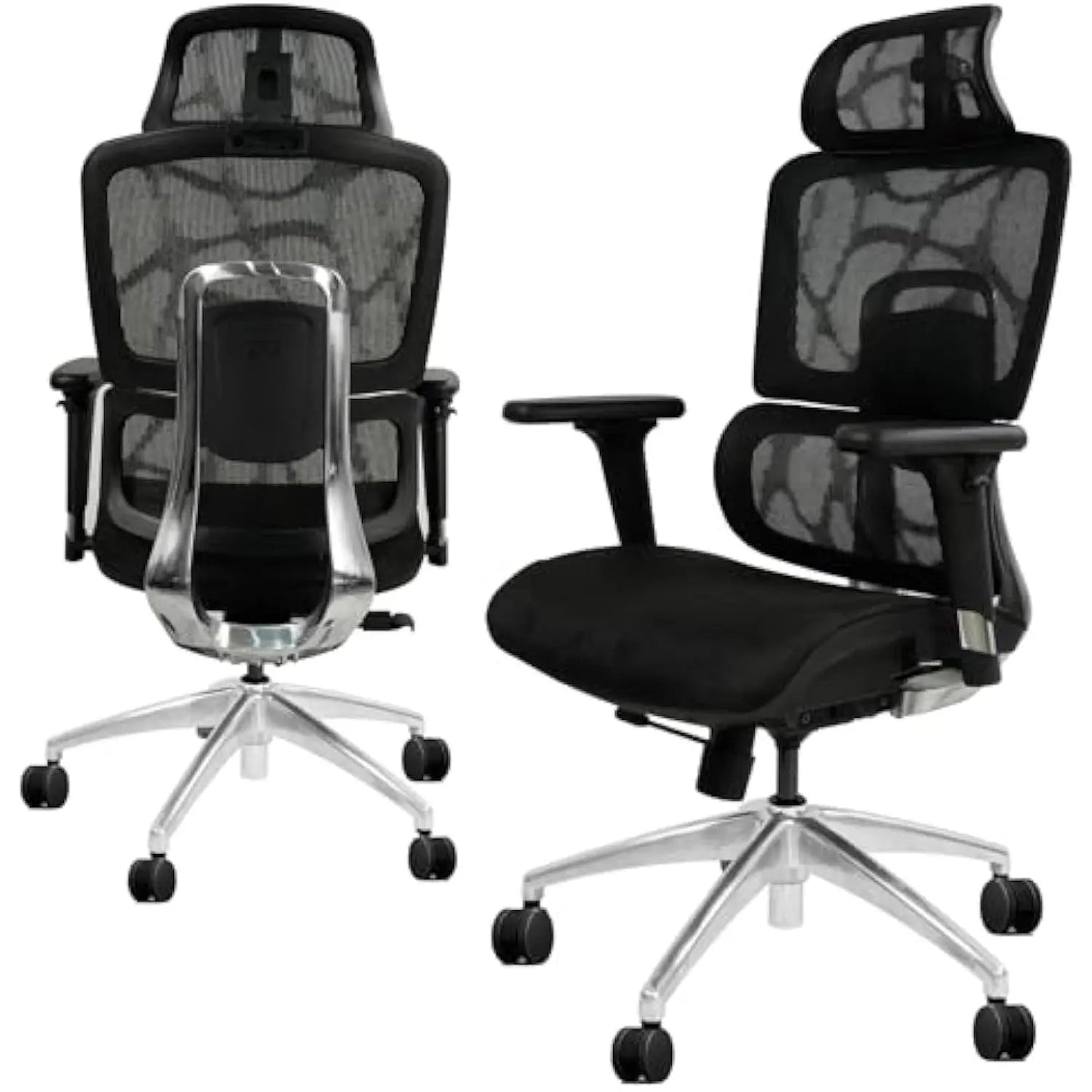 Ergonomic Mesh Office Chair with 3D Adjustable Armrest,High Back Desk Computer Chair Ergo3D Ergonomic with Wheels for Home & Of