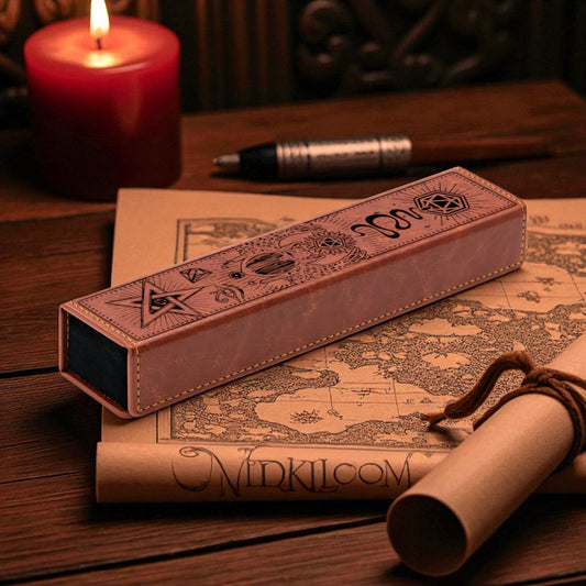 Sorcerer Faux Leather Dice Vault