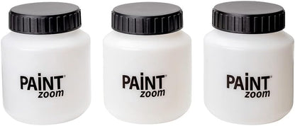 Paint Zoom Paint Sprayer- Powerful 700-watt Spray Gun Tool HVLP Sprayer for Interior & Exterior Home Painting and DIY Home Improvement Projects With Set of 3 Additional Plastic Paint Containers Bundle