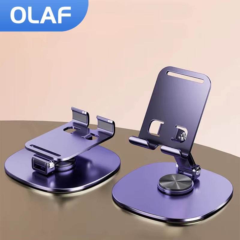 Olaf Adjustable Rotating Cell Phone and Tablet Stand - Perfect for iPad, Samsung, iPhone 15, 14, 13 and More!