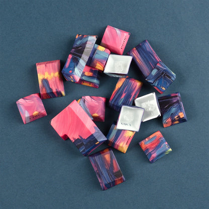 XVX The Starry Night Cherry Profile 131-Key Dye Sublimation PBT Keycap Set