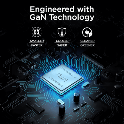 HyperGear SpeedBoost 45W USB-C PD Tri-Port GaN Fast Wall Charger with PPS and 6ft USB-C Cable