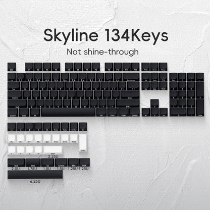 XVX Slope Low Profile Side-Printed Keycaps 131 Keys (6 Colors)