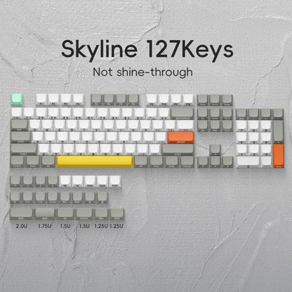 XVX Slope Low Profile Side-Printed Keycaps 131 Keys (6 Colors)